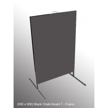 (600 x 900) Black Chalk Borad T Frame